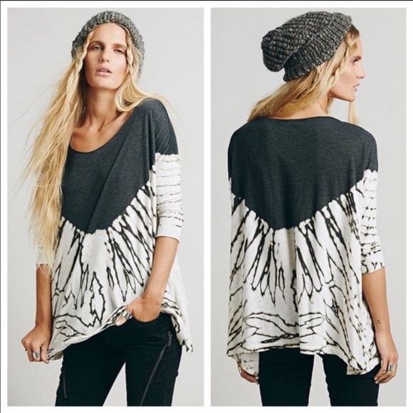 Free People Tops - Free people coastal tee tie-dye boho top